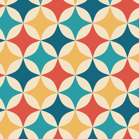 Retro Stencil Patterns, Retro Pattern Background, 60s Patterns Geometric, Colour Pattern Design Ideas, Eyeliner Patterns, Glam Pool Party, Tufting Patterns, Retro Design Pattern, Retro Fabric Patterns