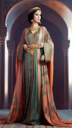 Persian Empire Clothing, Pre Islamic Arabian Fashion, Traditional Jewish Clothing, Ancient Persian Clothing, Persian Outfits, Persian Costume, Persian Dress, Persian Clothing, Empire Outfit