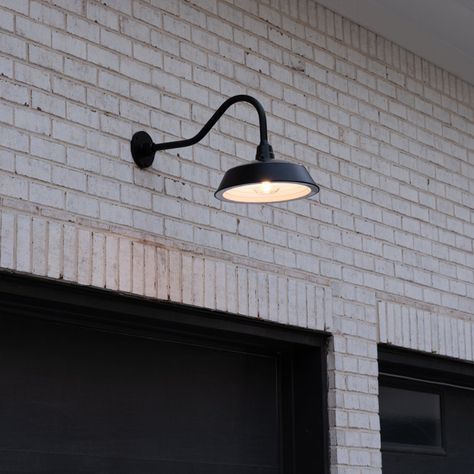 Garage Lights Exterior, Garage Door Lights, Perimeter Lighting, Industrial Modern Design, Cape Cod Summer, Cottage Modern, Exterior Lights, Monocrystalline Solar Panels, Barn Light