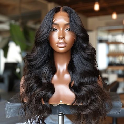 Wig Customization, Lace Front Wigs Body Wave, 4x4 Closure Wig, Wigs Hairstyles, Lace Wigs Styles, Wig Collection, Frontal Wig Hairstyles, Natural Hair Wigs, Closure Wigs