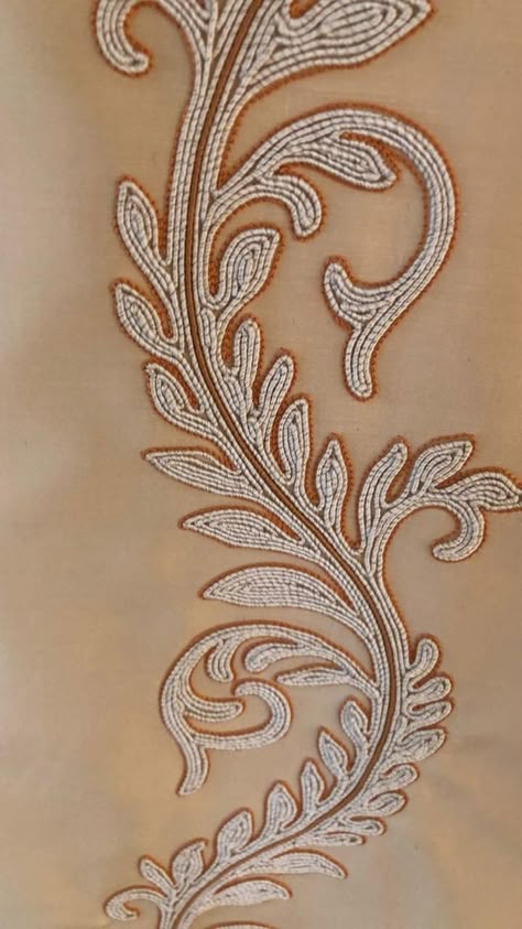 Historical Embroidery Patterns, Dori Work Embroidery Design, Dori Embroidery, Dori Work, Egypt Fashion, Embroidery On Kurtis, Tambour Embroidery, Fabric Embellishment, Hand Embroidery Videos