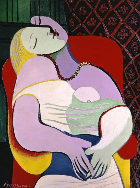 Picasso 1932: Love, Fame, Tragedy review – the year of magical painting | Pablo Picasso | The Guardian Affirmation Painting, Picasso The Dream, Picasso Famous Paintings, 1800 Art, Picasso Poster, Picasso Portraits, Magical Paintings, Pablo Picasso Art, Pablo Picasso Paintings