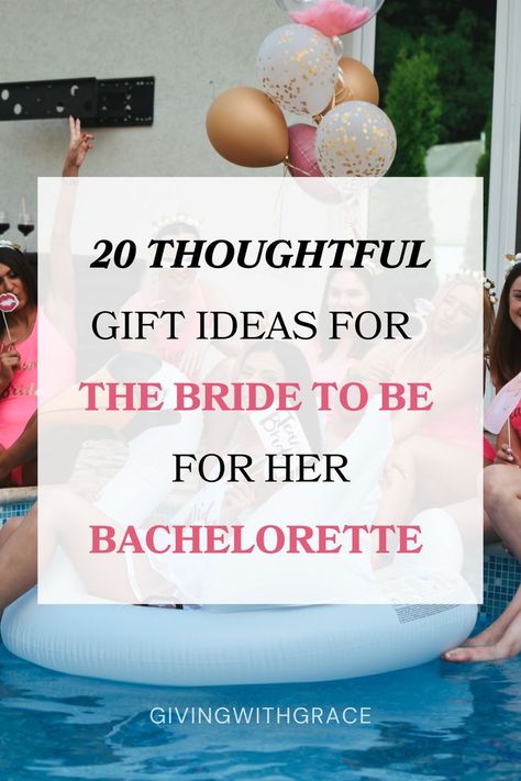 20 thoughtful gift ideas for the bride to be for her bachelorette Bachelorette Diy Gifts, Wedding Gift Ideas For Sister, Classy Bachelorette Party Gifts, 2023 Bachelorette, Bachlorette Party Gifts, Bachelorette Gifts For The Bride, Bride To Be Gift Ideas, Bride Gift Basket, Bachelorette Crafts