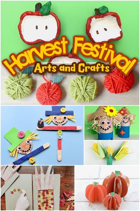 Exciting And Fun Harvest Festival Crafts - Red Ted Art - Kids Crafts Harvest Arts And Crafts For Kids, Harvest Festival Crafts For Kids, Fall Festival Crafts For Kids, Harvest Crafts For Toddlers, Harvest Crafts Preschool, Harvest Activities For Kids, Harvest Festival Activities, Harvest Crafts For Kids, Fall Fine Motor Activities