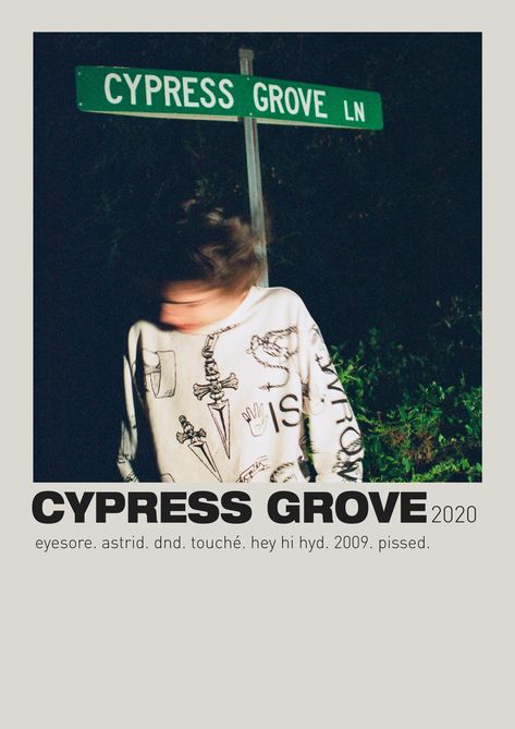 Cypress Grove, Minimalist Music, Album Posters, Vintage Music Posters, Music Album Covers, Artist Album, Movie Posters Minimalist, Room Pictures, Bedroom Posters