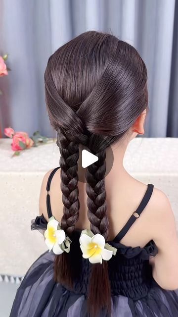 Hairstyles Cute Braids, Easy Hair Styles For Little Kids, Hảir Style For Girl, Hairstyle Braids For Kids, Girls Hair Braiding Styles, Braids Girls Kids, Braided Hairstyles Hair Down, Braids For Girls Hair, Hairstyles For 4th Graders