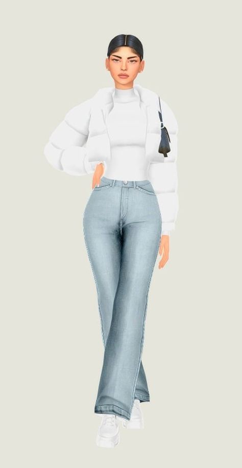 Sims 4 Female Jeans Cc, Sims 4 Cc Women Jeans, Sims 4 Lookbooks Cc Female, Sims 4 Winter Outfits Cc, Clothes Mods Sims 4, Sims Cold Weather Cc, Sims 4 Cc Female Outfits, Sims 4 Trendy Clothes Cc, Sims 4 Clothes Winter