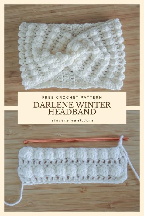 Christmas Crochet Headband, Free Crochet Patterns Headband, Diy Christmas Gifts Crochet, Crochet Winter Headband Pattern Free, Winter Headbands Crochet, Crocheted Christmas Gifts, Crochet Earwarmer Pattern Free, Crochet Christmas Gifts Free Patterns, Ear Warmer Crochet Pattern Free