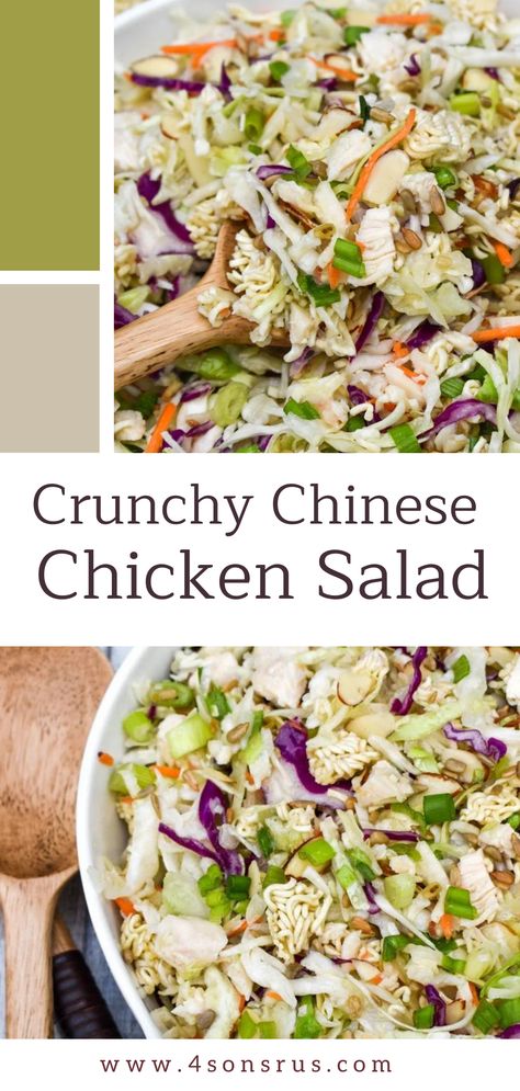 Ramen Chinese Chicken Salad, Chinese Chicken Salad Damn Delicious, Asian Chicken Salad With Ramen Noodles, Chicken Ramen Noodle Salad Recipes, Chinese Salad With Ramen Noodles, Chinese Chicken Salad With Ramen Noodles, Chicken Salad With Ramen Noodles, Ramen Chicken Salad, Best Chinese Chicken Salad