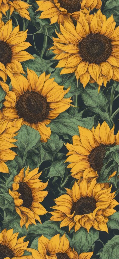 Photoshop Layers, Sunflowers Background, Sunflower Wallpaper, Phone Wallpaper Patterns, Maternity Leave, Simple Wallpapers, Pretty Wallpapers Backgrounds, Custom Phone, Cute Wallpaper Backgrounds