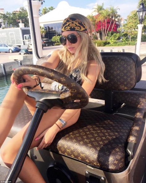 Ready for the range: London-born heiress Lana Scolaro touted her wealth in Miami, Florida ... Rich Kids Of Instagram, Super Rich Kids, King Kylie, Rich Lifestyle, Future Lifestyle, Rich Kids, Rich Life, Rich Girl, Miami Florida