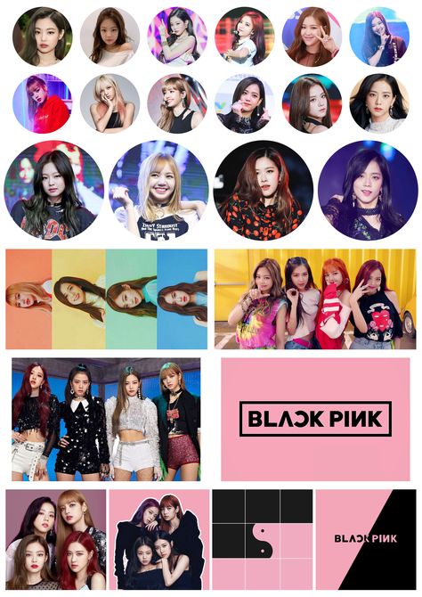 description Blackpink Journal Printable, Blackpink Cute Stickers Printable, Kpop Stickers Printable Blackpink, Pop Stickers Blackpink, Blackpink Journal Stickers, Blackpink Stickers Printable Set, Diy Name Tags, Kpop Diy, Korean Stickers