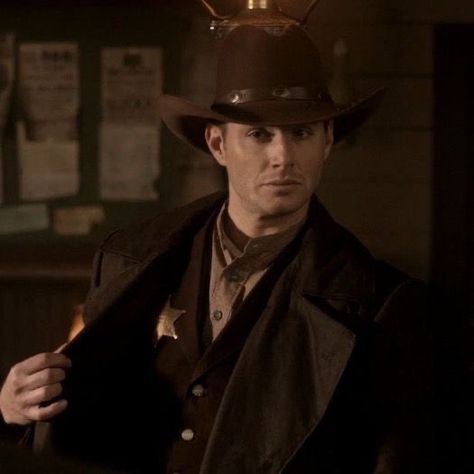 Dean Winchester Cowboy, Happy Birthday Dean, Dean Winchester Imagines, Supernatural Lucifer, Jesen Ackles, Cowboy Aesthetic, Supernatural Wallpaper, Cowboy Costume, Supernatural Dean Winchester