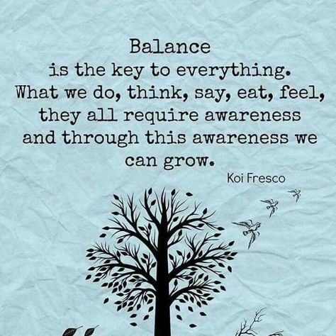 Yoga Balance Quotes, Balance Is The Key, Work Life Balance Quotes, Life Balance Quotes, Balance Quotes, Zen Life, Positive Quotes For Work, Yoga For Balance, Wellness Quotes