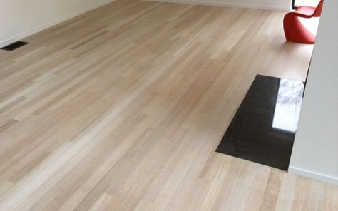 How To Change The Color Of Brazilian Cherry Flooring | Duffy Floors Pickled Floors, Pickled Wood, Cherry Flooring, Oak Floor Stains, Brazilian Cherry Hardwood Flooring, Brazilian Cherry Wood, Interior Flooring, Cherry Hardwood Flooring, Brazilian Cherry Floors