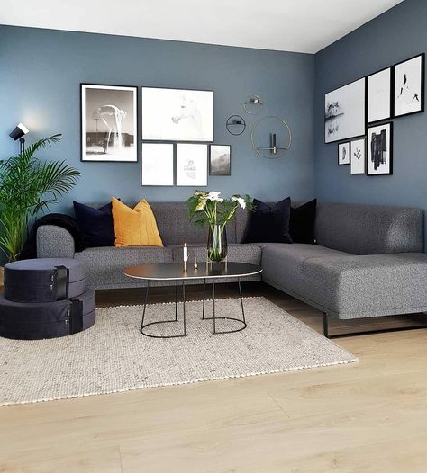 House Color Schemes Interior, Room Color Combination, Sitting Room Design, Simple Living Room Decor, Living Room Wall Color, Room Wall Colors, Modern Living Room Interior, Kitchen Ideas Dark Cabinets, Living Room Decor Gray