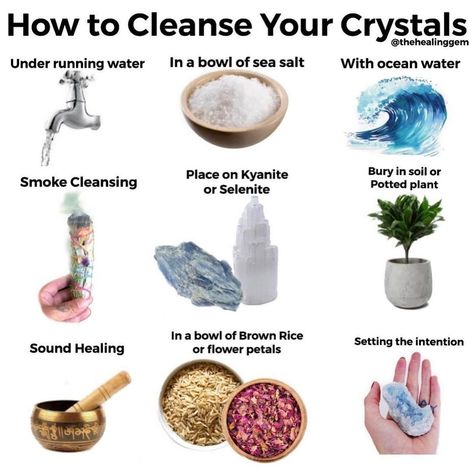 Madhu Kotiya on Instagram: “What’s your favorite way to cleanse your crystals?! 🤩⁣⁣⁠ P.S. Be careful with Selenite, it should not be washed because it dissolves in…” Moonstone Crystal Tattoo, What Does Selenite Do, How To Activate Crystals, How To Use Crystals, Crystals For Beauty, Spiritual Elements, Crystals Meanings, Crystal Girl, Crystal Care