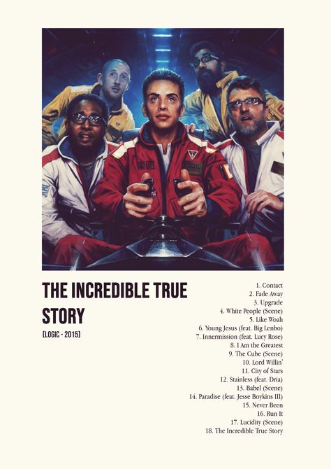 The Incredible True Story Logic, Logic Album Cover, Logic The Incredible True Story, Logic Poster, Logic Album, Logic Art, Album Covers Wallpaper, Memes Movie, Tv Cover