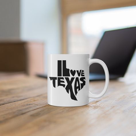 State Of Texas, Lone Star State, Lone Star, Classic White, Coffee Mug, Texas, I Love, Mug, Coffee