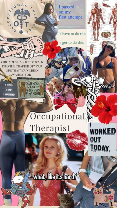 Occupational Therapy School Occupational Therapist, Occupational Therapy Tattoo Ideas, High School Occupational Therapy, Vision Board Occupational Therapy, Occupational Therapy Aesthetic Wallpaper, Occupational Therapy Vision Board, Occupational Therapy Tattoo, Occupational Therapist Aesthetic, Occupational Therapy Aesthetic