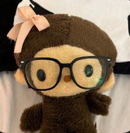 Plushie Icons Aesthetic, Cute Pfp With Glasses, Cute Pfp Pics, Pfps Tiktok, Plushie Icon, Plushie Pfp, Pfp Glasses, Glasses Pfp, Hannah Kae