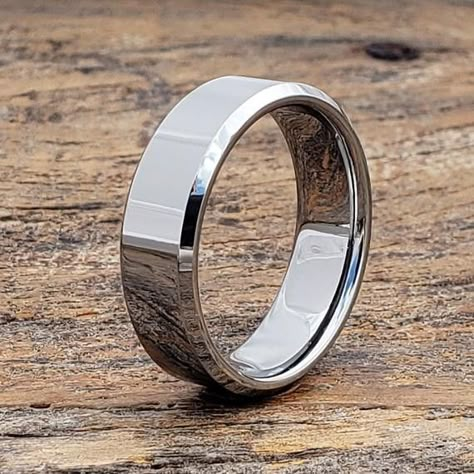 Marriage Rings For Man, Wedding Ring Husband, White Gold Mens Wedding Band Unique, Wedding Rings For Groom, Male Engagement Ring Men, Men Wedding Rings Silver, Wedding Rings Male, Wedding Rings Groom, Silver Wedding Rings Men