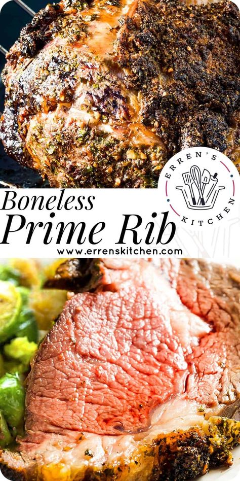 Boneless Prime Rib, Grilled Prime Rib, Boneless Prime Rib Roast, Prime Rib Steak, Smoked Prime Rib, Prime Rib Roast Recipe, Ribeye Roast, Boneless Ribs, Cooking Prime Rib