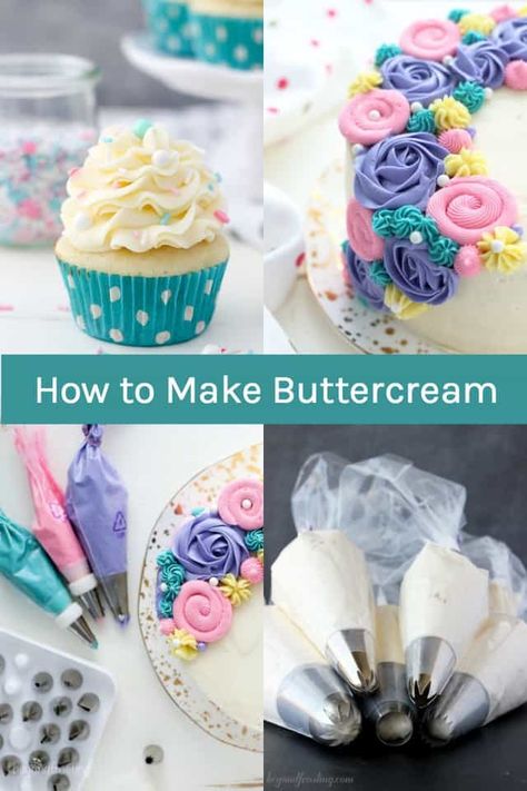 Thick Frosting Recipe For Piping, Icing Recipe For Cake Decorating, Butter Frosting Recipe, Thick Buttercream Frosting For Piping, Thick Icing For Decorating, Buttercream Icing For Decorating, Icing For Decorating Cakes, Decorating Frosting, Butter Cream Icing