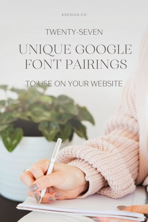 Look through 27 curated free google font pairings to use on your website. Choose from bolds and serifs, scripts and more. Handwritten Google Fonts, Comfortaa Font Pairing, Free Google Fonts Pairing, Elegant Google Font Pairings, Best Serif Fonts Free, Versailles Font Pairing, Google Font Pairings Website, Best Google Fonts For Website, Font Combinations Google Fonts