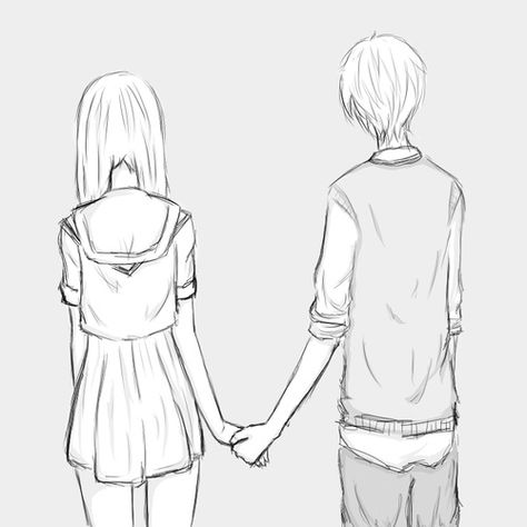 Anime couple holding hands Holding Hands Drawing, Wings Sketch, Sketches Of Love, Couple Sketch, Anime Hands, Art Pastel, Luna Lovegood, Anime Love Couple, Couple Drawings