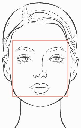 Face Shape Chart, Face Chart Makeup, Rectangle Face Shape, Oblong Face Shape, Makeup Charts, Rectangle Face, Image Consulting, Makeup Face Charts, Face Charts