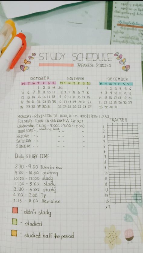 So,I just started using Pinterest,and it helped me be happy,with my journal,and lots of ideas..so,I have a Japanese language online class,so I searched "study schedule" but they were all for collage and etc...so I created my own for online class Hoping this schedule will help some people 💖 Time Table Journal Ideas, Online Study Timetable, Study Schedule Journal, Time Table For Studying Ideas Aesthetic, How To Make A Schedule For Studying, Study Routine Timetable, Study Routine Template, Time Table For Studying Aesthetic, How To Make Planner For Study