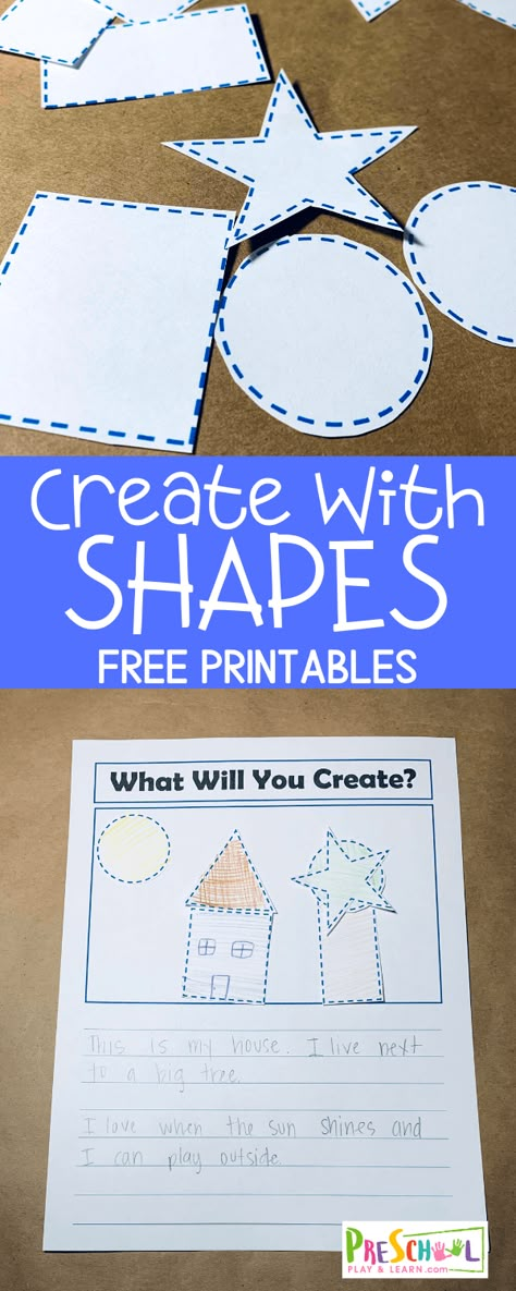 Shapes Pictures For Kids, Shapes Centers Kindergarten, Shapes Preschool Printables, Shape Activities Kindergarten, Preschool Shapes, 2d Shapes Activities, Shapes Lessons, Shapes Printable, Shape Activities