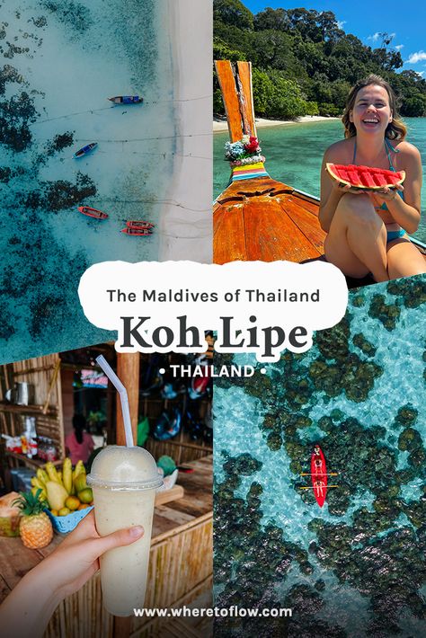 Koh Lipe is Thailand’s small island paradise! We know what you’re thinking – aren’t all Thai Islands paradisiacal?! What makes Koh Lipe so special? Well, picture a very tiny island where you can walk everywhere, surrounded by crystal-clear waters filled with colorful corals just knee-deep. Keeping it short and simple, this tiny tropical island is a snorkeling paradise! Best Thailand Islands, Thailand Hikes, Koh Lipe Thailand, Thailand Snorkeling, Thailand Hiking, Thailand Islands, Thailand Shopping, Thailand Honeymoon, Koh Lipe