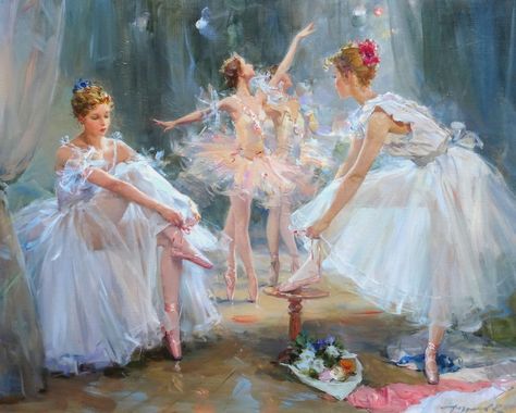 Konstantin Razumov, Ballerinas, Art School, Moscow, Oil On Canvas, Behind The Scenes, Painter, Ballet, Tumblr