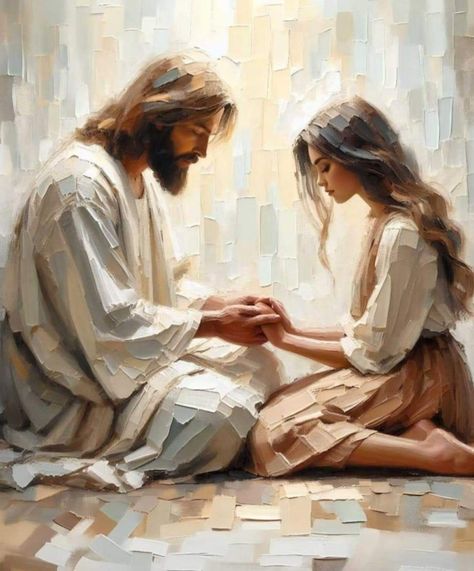 Greg Olsen Art Jesus, Praying Artwork, Praying Painting, Lds Wallpaper, Jesus And Girl, Christ Pictures, Christ Artwork, Jesus Portrait, Study Stuff