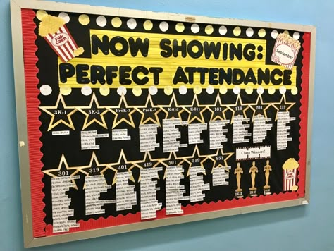 recreated idea for attendance board Watch Dogs School Program, Perfect Attendance Party Ideas, Classroom Attendance Board Ideas, Score Board Ideas, Perfect Attendance Bulletin Board, Attendance Bulletin Board Ideas, Attendance Bulletin Board, Attendance Display, Attendance Board Ideas