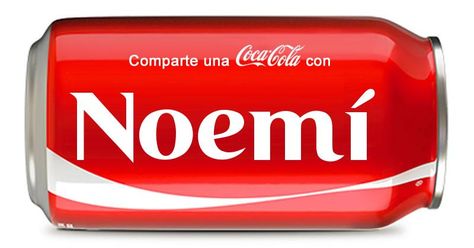 Comparte una Coca Cola con tu nombre, compártela con tus amigos Soft Drinks, Coca Cola, Beverage Can, Coco, Drinks, Canning, Iphone