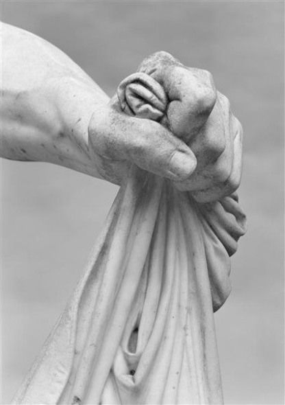 Image Statue, Black And White, White, Black