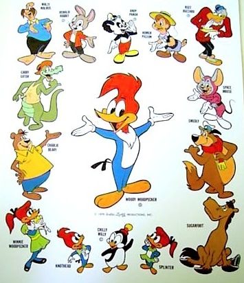 Old Cartoon Characters, Woody Woodpecker, Old School Cartoons, Cartoon Character Tattoos, School Cartoon, Looney Tunes Characters, Looney Tunes Cartoons, Classic Cartoon Characters, 80s Cartoons