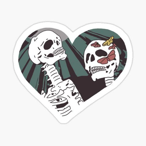 Skeleton Sticker, Beauty Posters, Vinyl Decor, Dessin Adorable, Aesthetic Stickers, Cute Doodles, True Beauty, Cute Stickers, Bumper Stickers