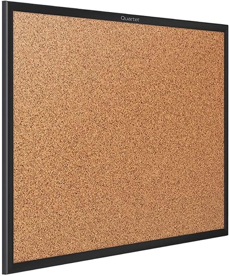 Amazon.com : Quartet Cork Board, Bulletin Board, 4' x 3' Corkboard, Black Frame (2304B) : Office Products Cork Board Design, Cork Bulletin Boards, Framed Cork Board, Drilling Holes, Classroom Design, Picture Hanging, Wall Anchors, Cork Board, Board Design