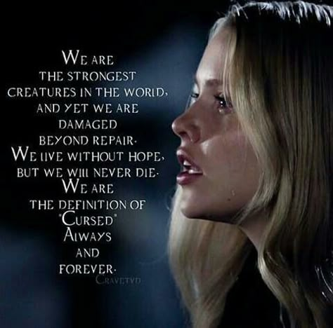 The Originals | Rebekah The Originals Rebekah, The Originals Quotes, Originals Quotes, Vampire Quotes, Legacy Quotes, Tvd Quotes, Klaus The Originals, Vampire Diaries Memes, Vampire Diaries Poster