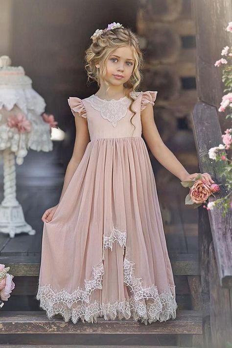 18 Vintage Flower Girl Dresses For Your Little Ladies ❤ vintage flower girl dresses blush rustic lace dollcakevintage ❤ #weddingdresses Kids Wedding Dresses, Vintage Flower Girl Dresses, Dollcake Dresses, Vintage Flower Girl, Kids Flower Girl Dresses, Pink Flower Girl Dress, Vintage Flower Girls, Flower Girl Dresses Vintage, Pink Flower Girl