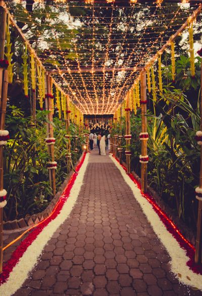 A Beautiful South Indian wedding - 3Productions Indian Wedding Decorations Receptions, Wedding Ceremony Ideas, Wedding Entrance Decor, Marsala Wedding, Mandap Decor, Desi Wedding Decor, Marriage Decoration, Beautiful Wedding Decorations, Wedding Backdrop Decorations