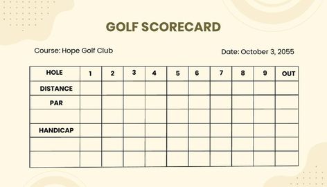 Indoor Putt Putt, Golf Branding, Scorecard Template, Golf Scorecard, Crazy Golf, Golf Rules, Golf Design, Golf Brands, Putt Putt