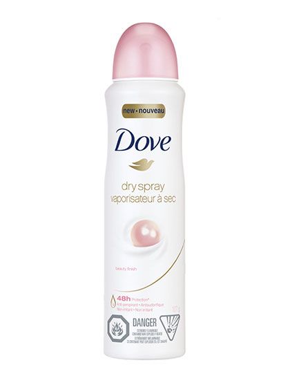 Cute Hygiene Products, Dry Idea Deodorant, It Girl Products, Spray On Deodorant, Dove Dry Spray, Dove Dry Spray Deodorant, Dove Products, Feminine Deodorant, Hygiene Products Deodorant & Antiperspirant