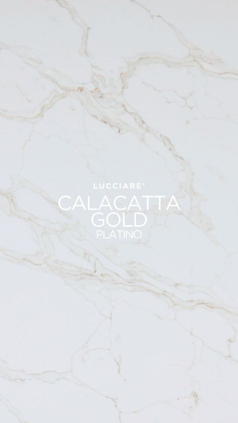 Transform your space into a refined oasis with Lucciare. Calacatta Gold. This new surface is sure to add a rich texture to any room. Majestic gold accents complement the light gray veining on this soft white background. #lucciare #polarstone #countertops #kitchengoals #kitcheninspo #kitcheninspiration #kitchen #kitchendecor #dreamkitchen #kitchenremodel #kitchens #modernkitchen #kitchenisland #marbleinspired #kitchendecor #dreamkitchen #kitchenideas #classickitchen #quartz #quartzcountertop White Quartz Countertop Kitchen, Calacatta Gold Kitchen, Quarts Counter Tops, Quartz Kitchen Countertops White, Quartz Countertops Colors, Calacatta Gold Quartz, Marble Benchtop, White Kitchen Countertops, Soft White Background