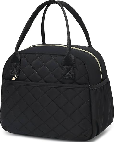 Amazon.com: CAMTOP Lunch Box for Women Insulated Lunch Bag Lunchbox Cooler Thermal Leakproof Quilted Reusable Lunch Tote Bag for Work School Travel Picnic: Home & Kitchen Lunch Box For Adults Style, Cute Lunch Boxes For Teens, Aesthetic Lunch Bags, Pork Chops Rice, Big Lunch Box, Fruits Breakfast, Rice Soups, Tote Bag For Work, 2025 Ideas