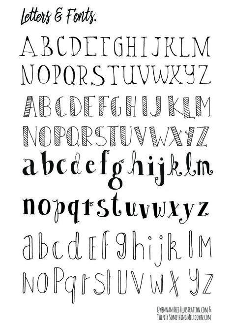 Alfabet Font, Bullet Journal Font, Journal Fonts, Writing Fonts, Alfabet Letters, Bullet Journal Printables, Hand Lettering Fonts, Hand Lettering Alphabet, Drawing Faces